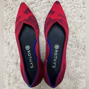 Rothy’s the Point red camo size 9.5